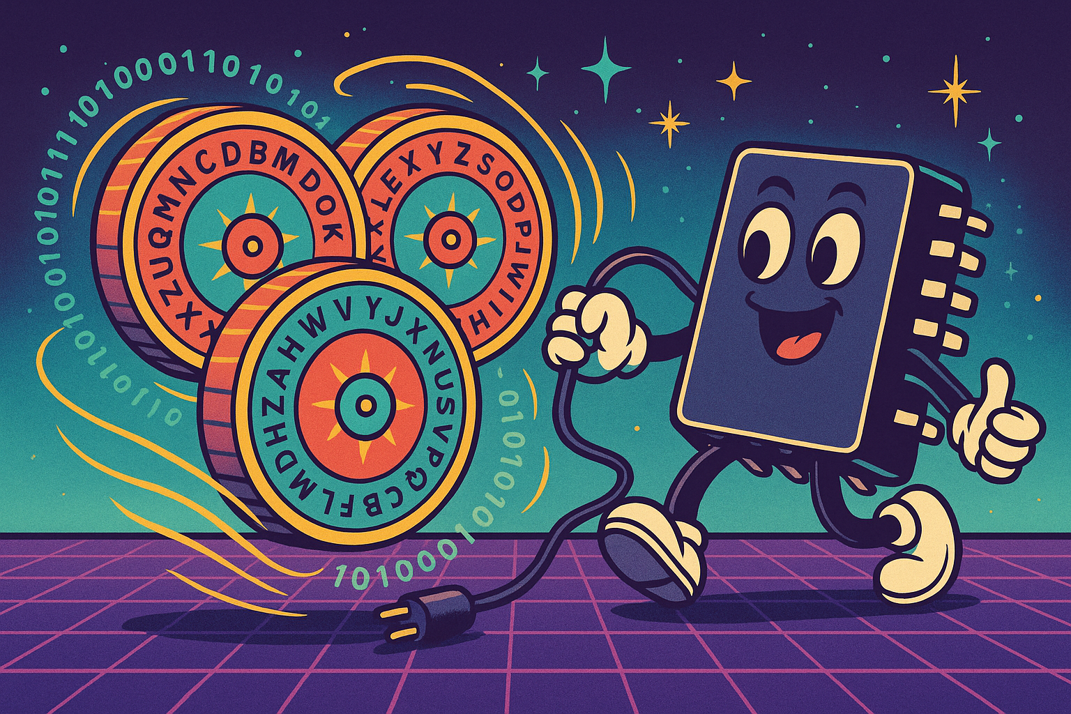 Rotor Based Encryption Machine